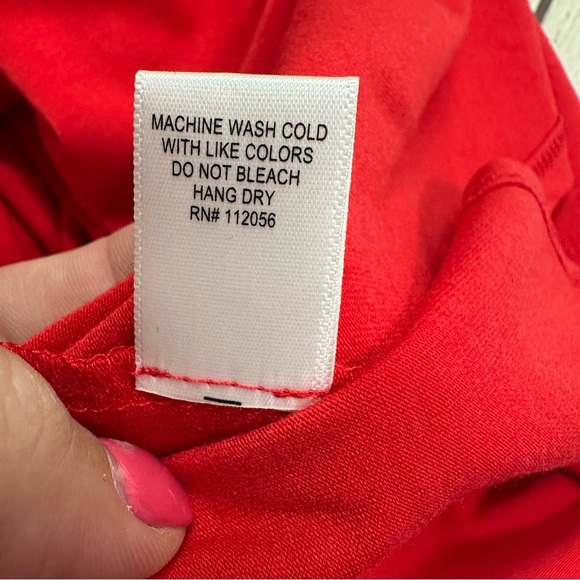 NWT zenana outfitters Boutique Loose fitting vneck top ruby red layering - Picture 5 of 15